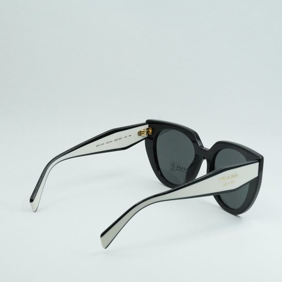 FINAL PRICE NEW PRADA PR14WS 09Q5S0 BLACK DARK GREY SUNGLASSES - Picture 10 of 12
